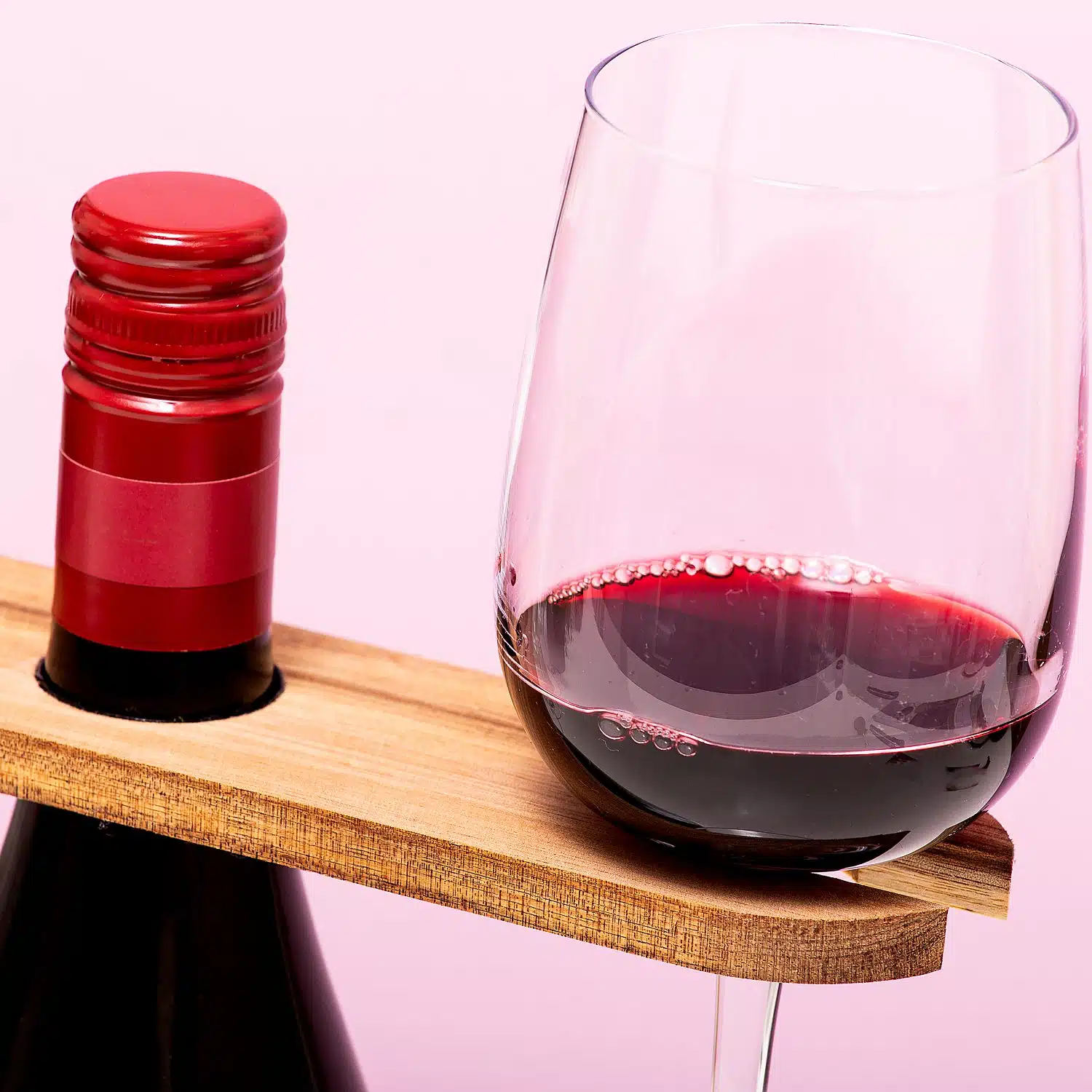 Wijnserveerder voor wijnfles en glazen