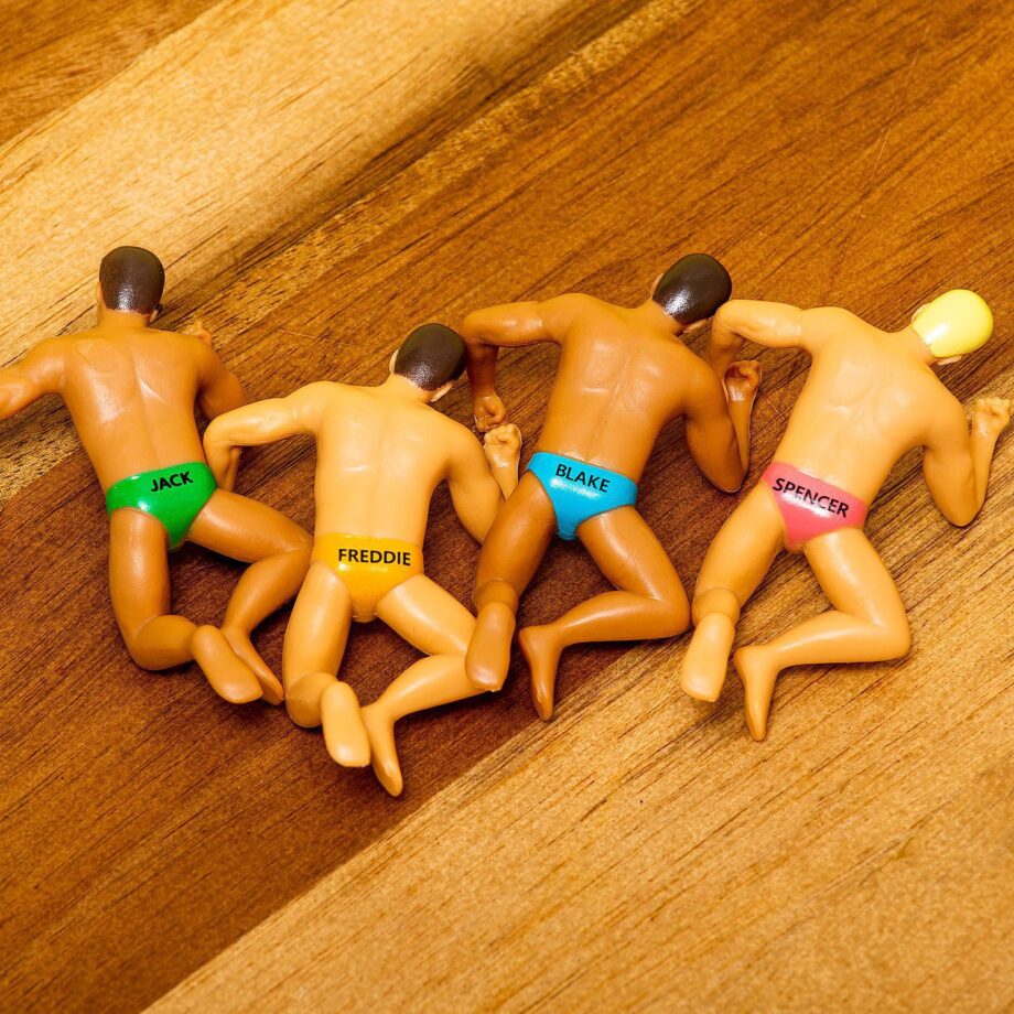 Drinking Buddies wijnmarkeerders (set van 4)