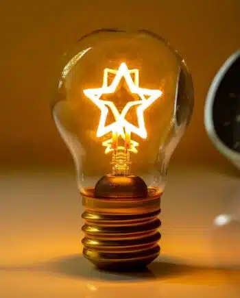 Oplaadbare LED filament lamp - Ster