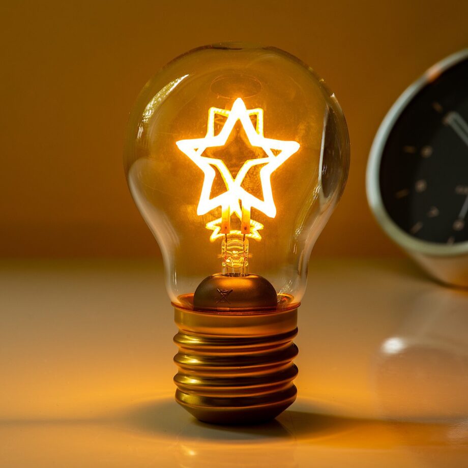 Oplaadbare LED filament lamp