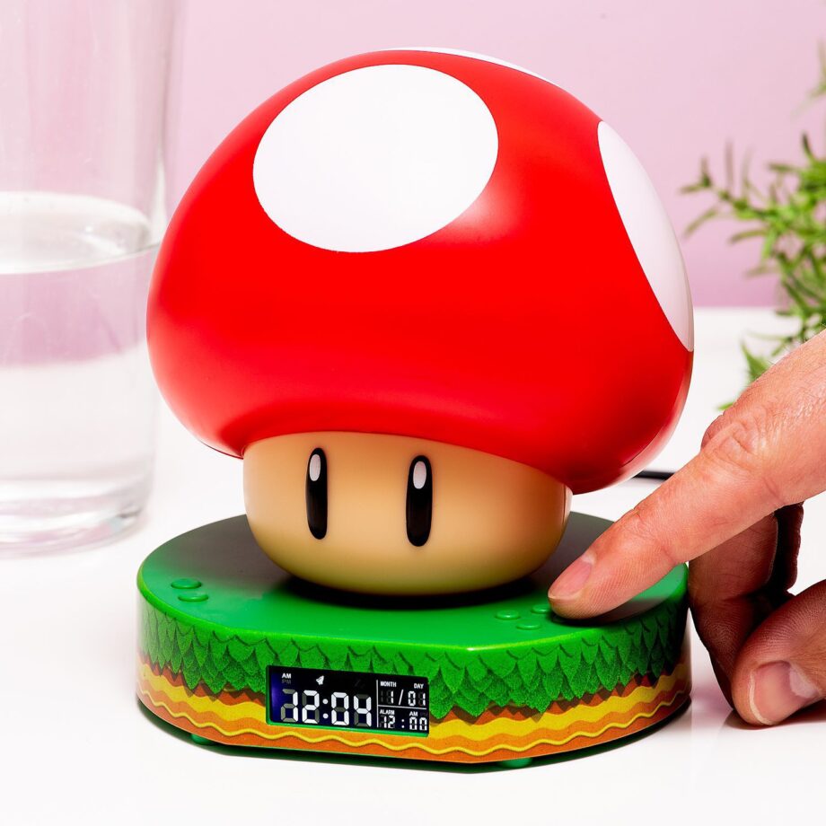 Nintendo Super Mario Bros Super Mushroom wekker