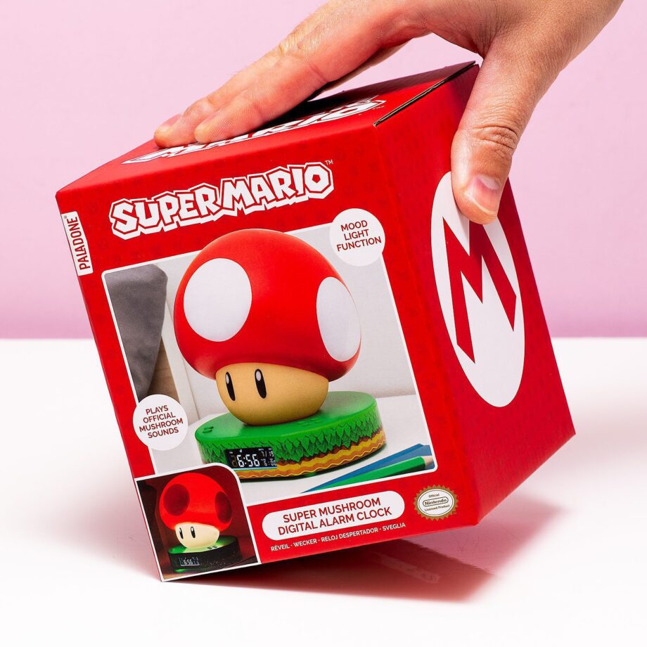 Nintendo Super Mario Bros Super Mushroom wekker