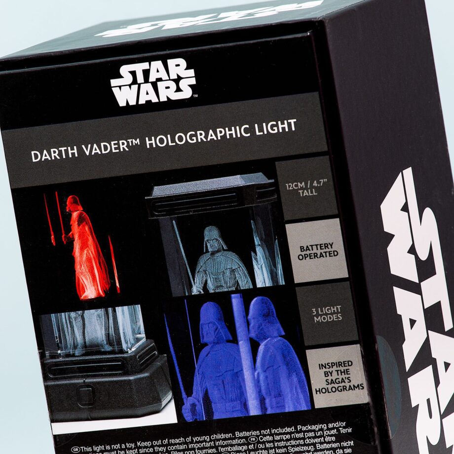 Star Wars Darth Vader hologram lamp