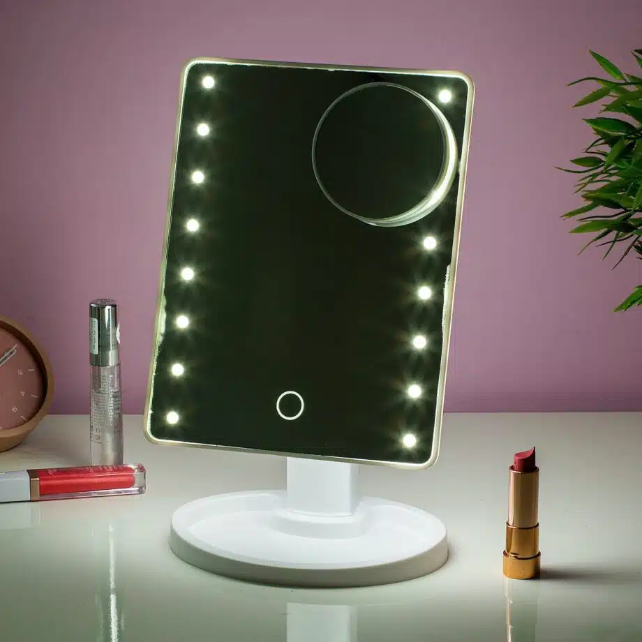 Make-up spiegel met verlichting
