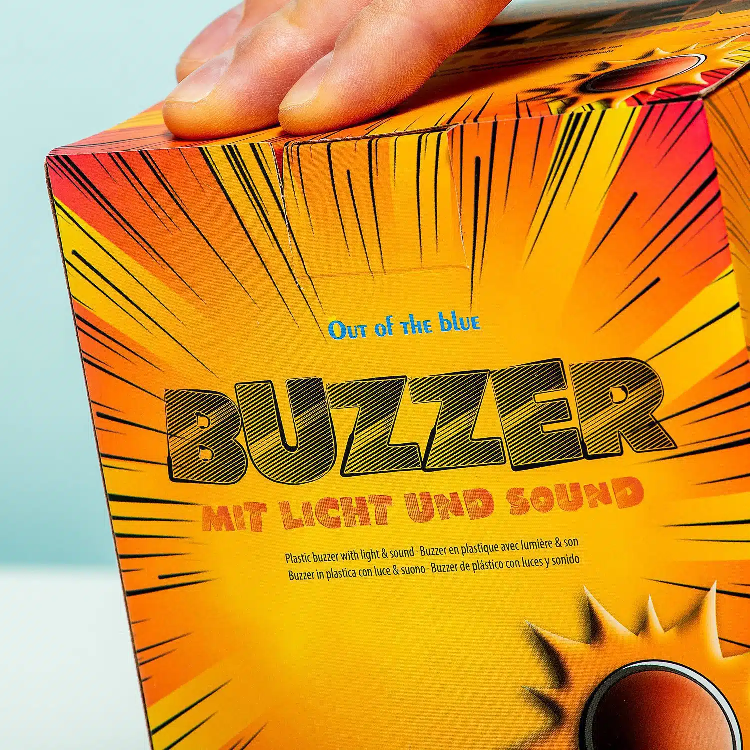 Buzzer met licht en geluid