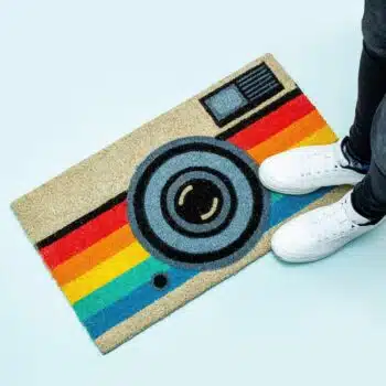 Retro camera deurmat