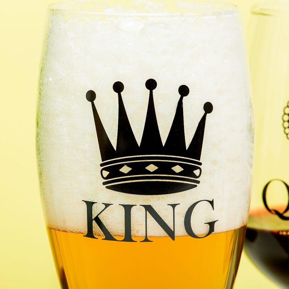 King & Queen glazenset