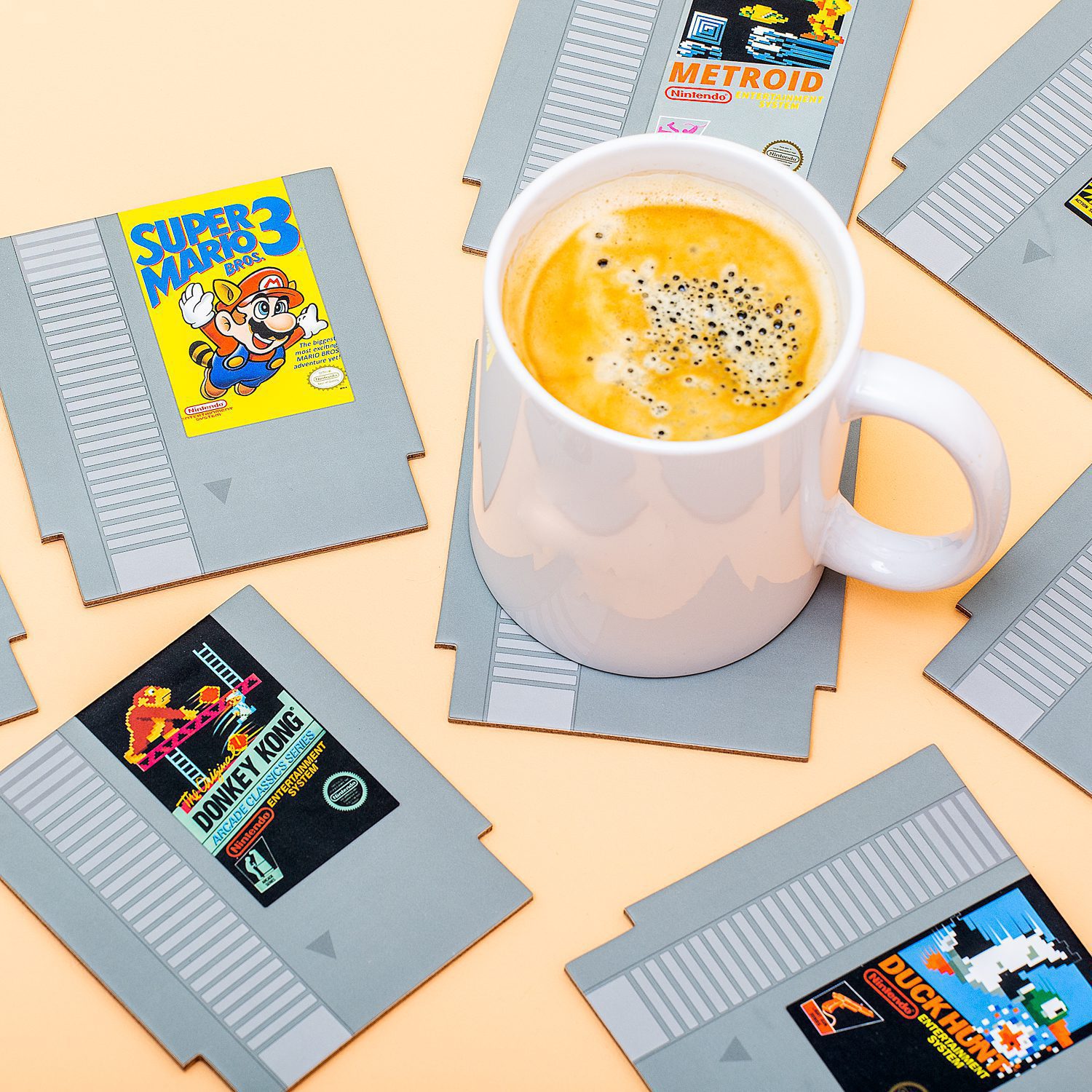 Nintendo nes hot sale cartridge coasters