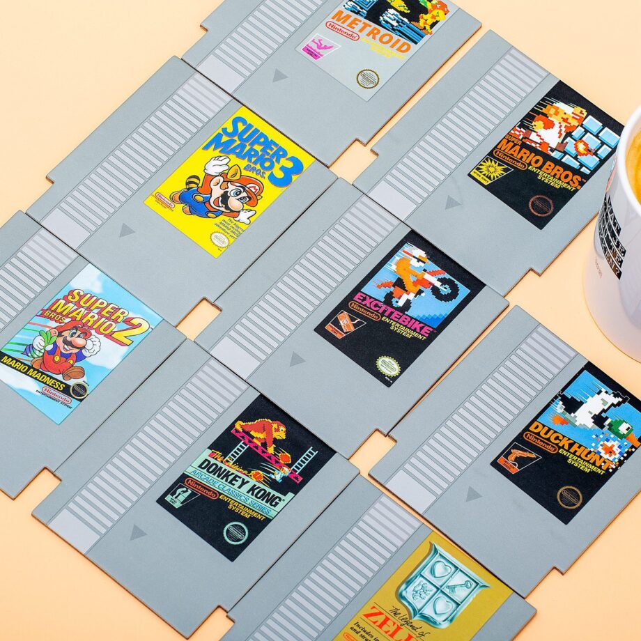 Nintendo NES onderzetters (set van 8)