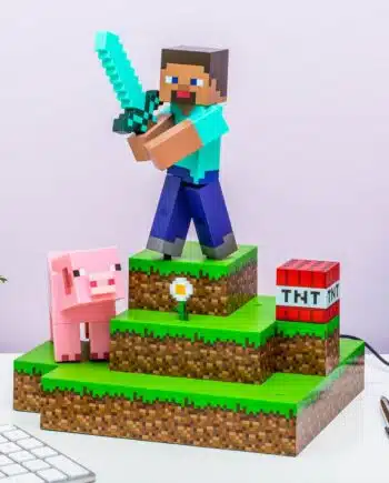 Minecraft Diorama lamp