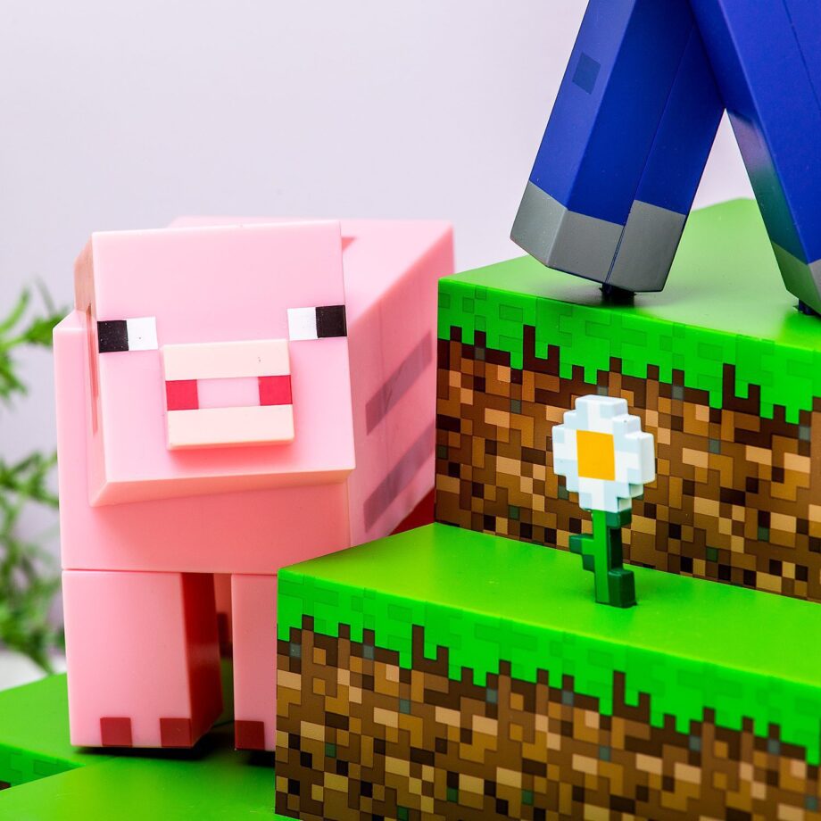 Minecraft Diorama lamp