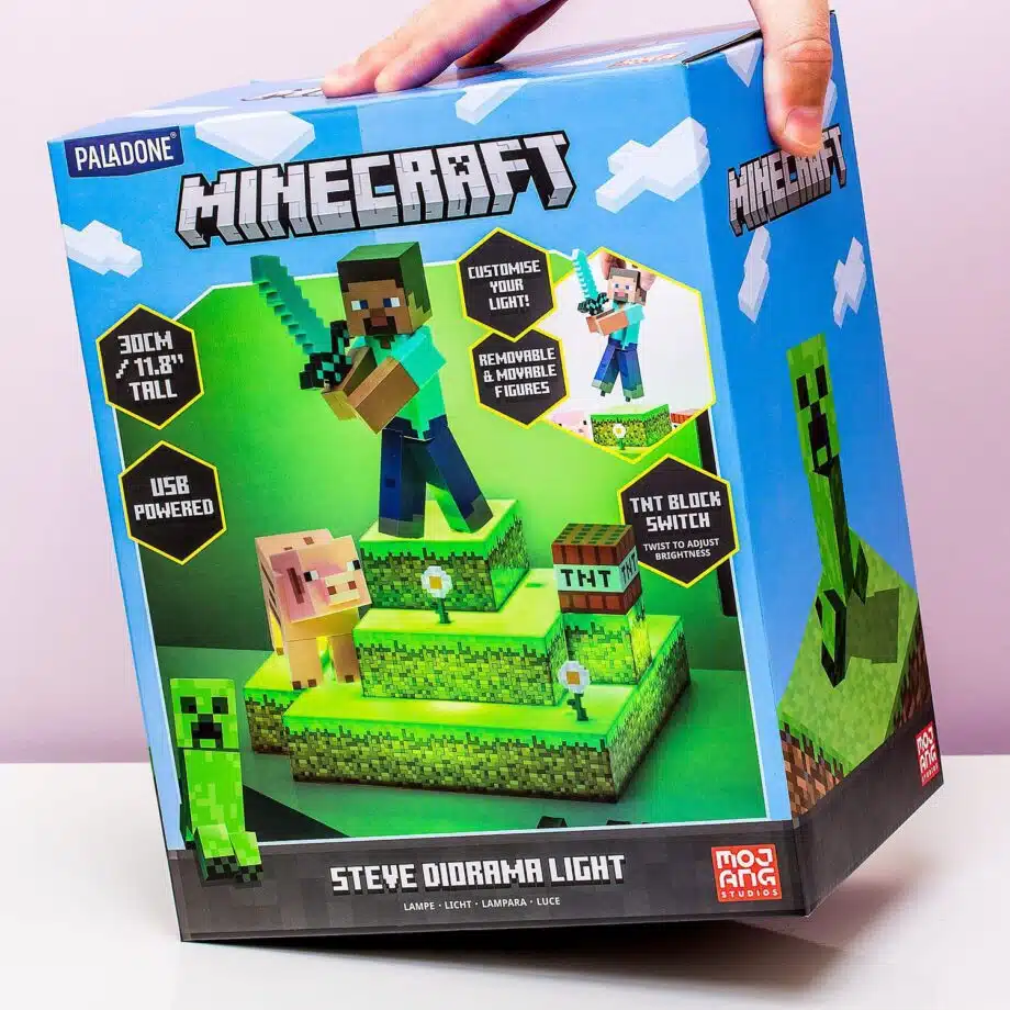 Minecraft Diorama lamp