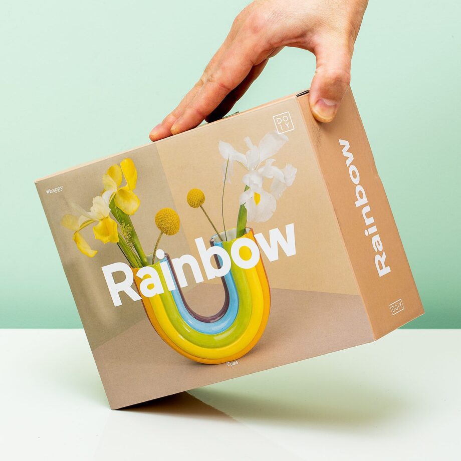 Regenboog vaas
