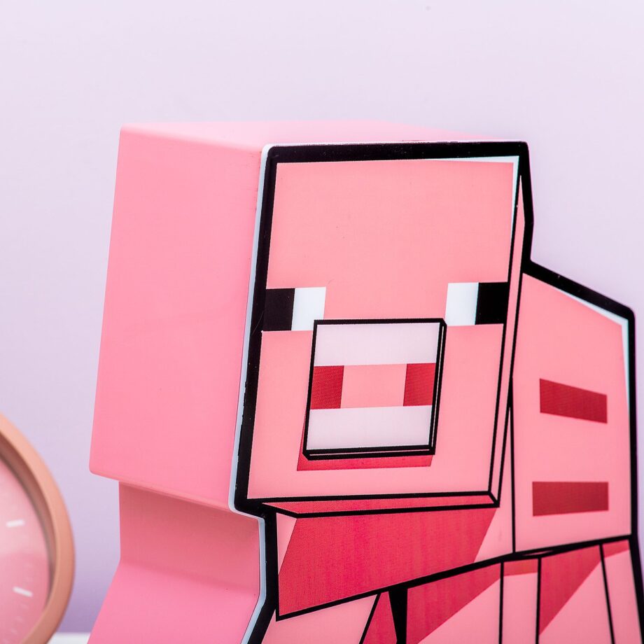 Minecraft Pig boxlamp