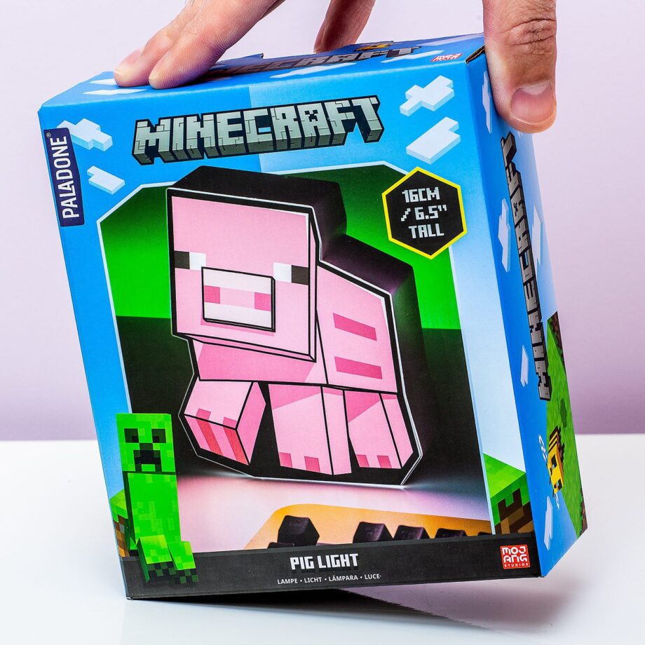 Minecraft Pig boxlamp