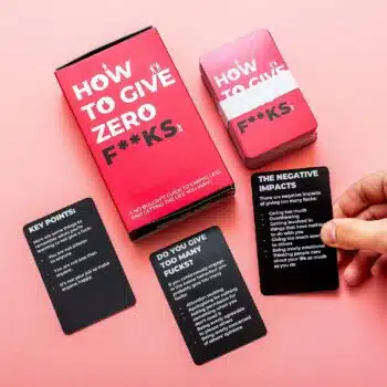 How To Give Zero F**ks kaarten