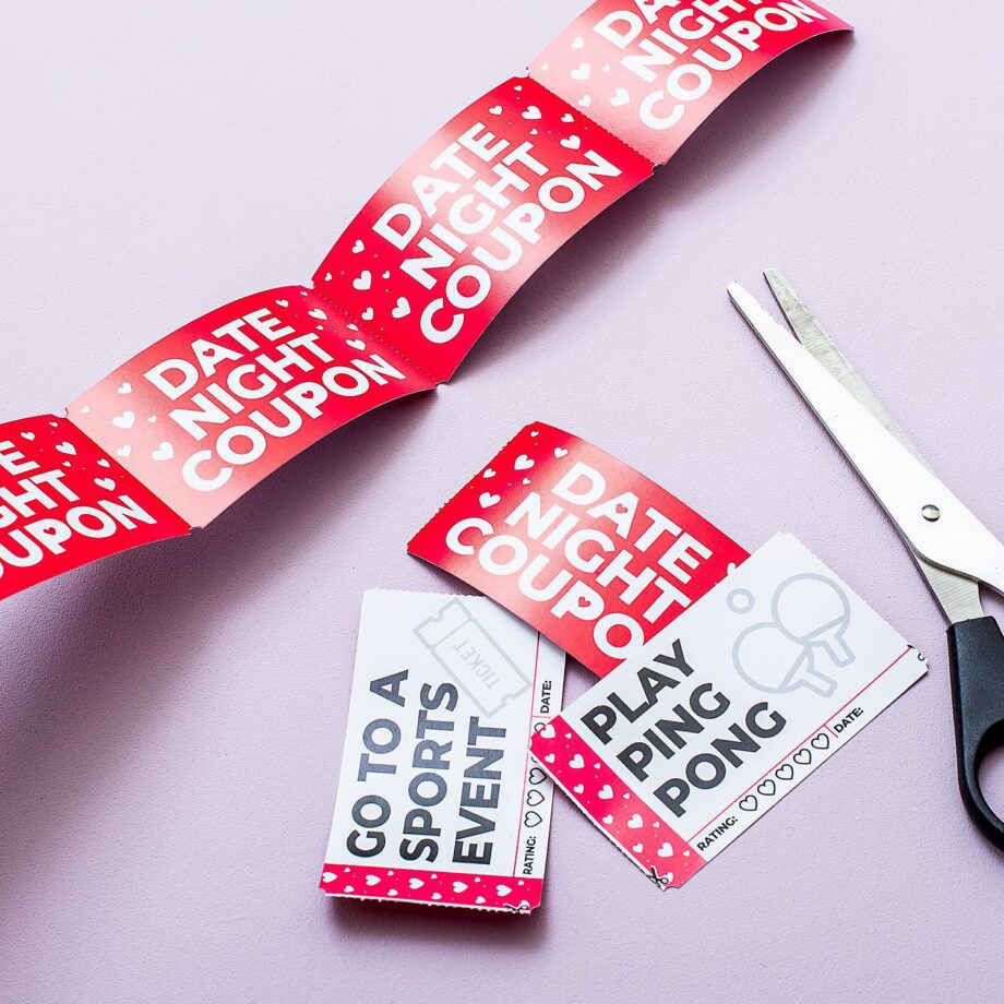 Date night coupons