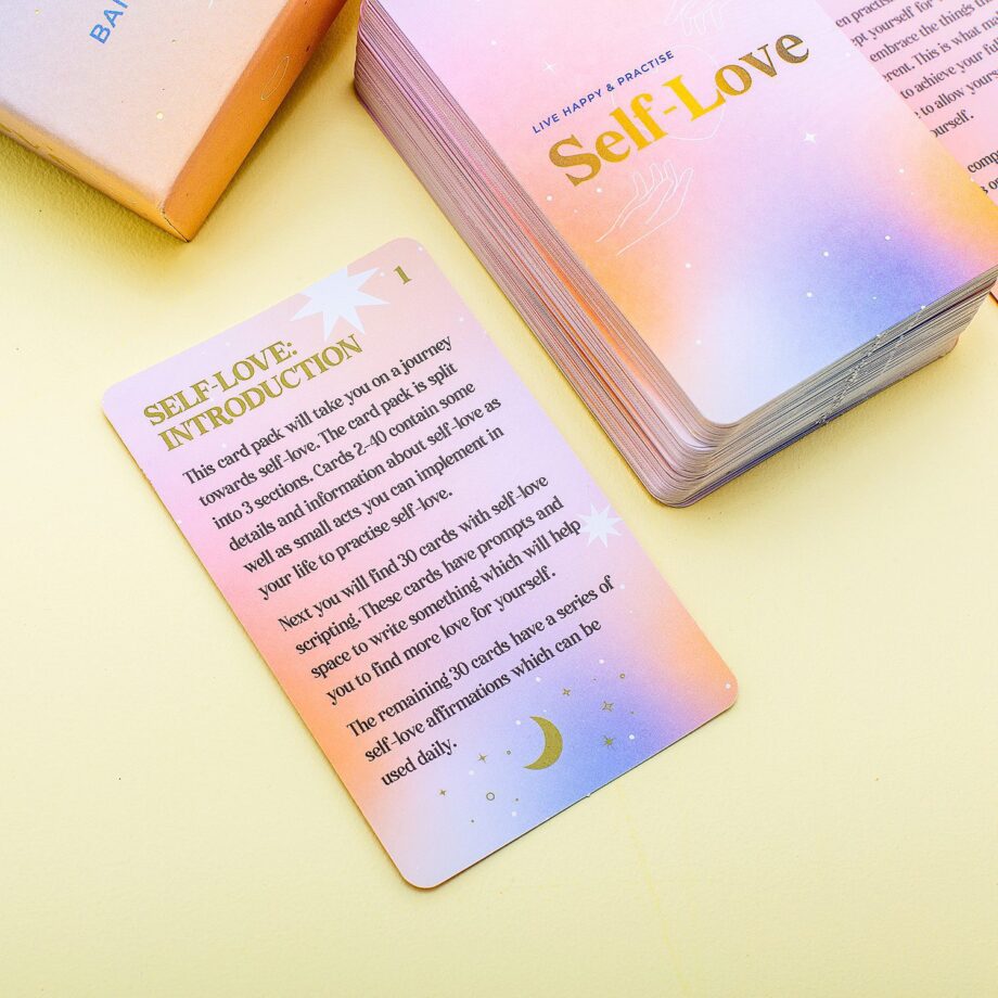 Self-love oefenkaarten