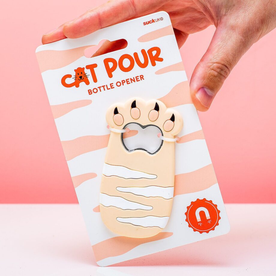 Magnetische kattenpoot flesopener