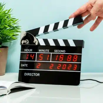 Filmklapper wekker