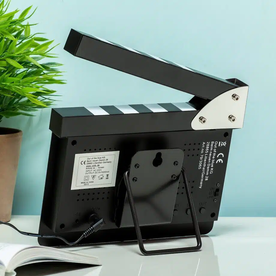 Filmklapper wekker