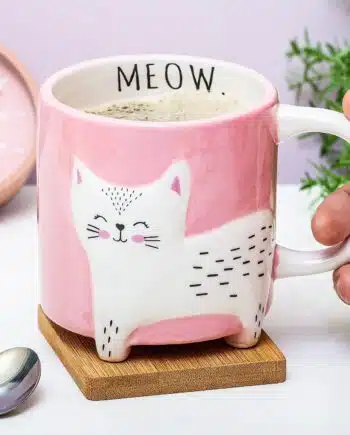 Schattige kat mok