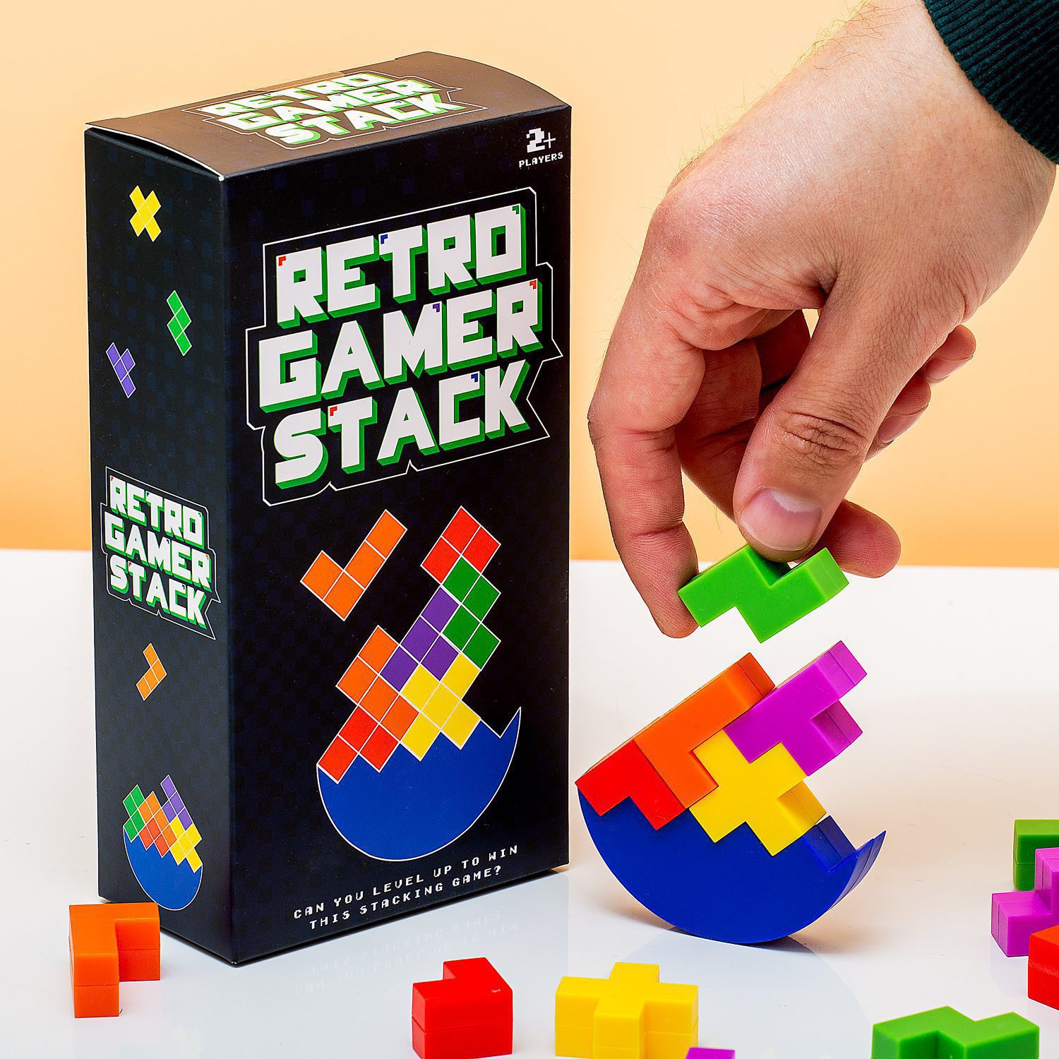 Retro Game Stapelspel Retro Game Stapelspel