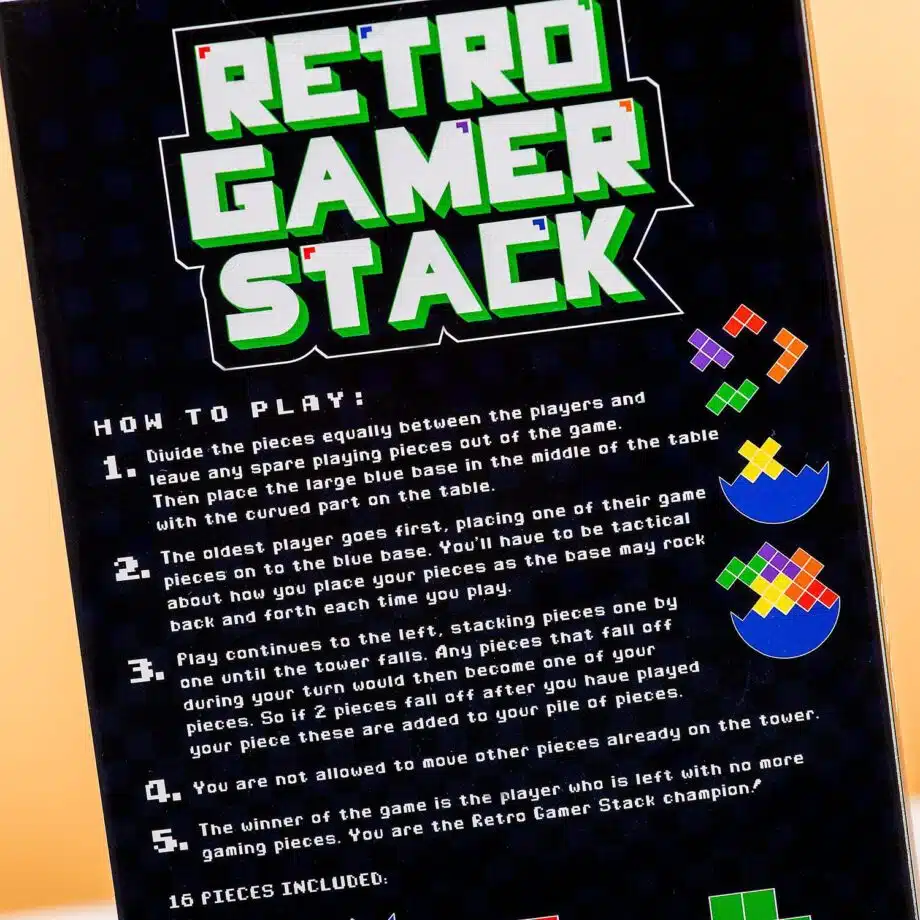 Retro game stapelspel