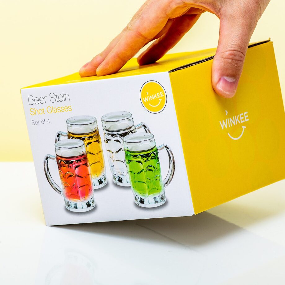 Bierpul shotglaasjes (set van 4)
