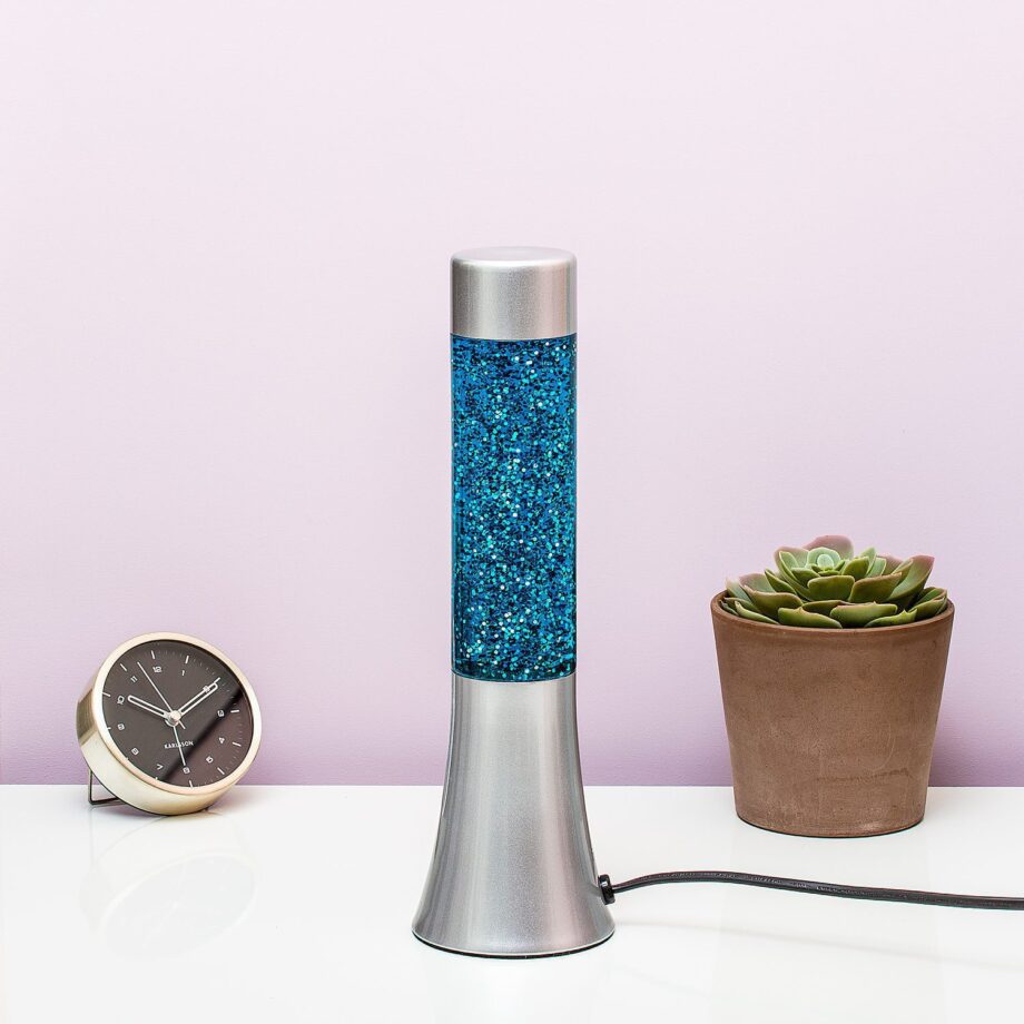 Mini lavalamp met glitters