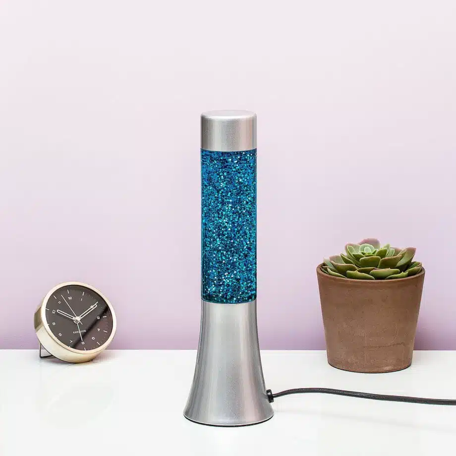 Mini lavalamp met glitters