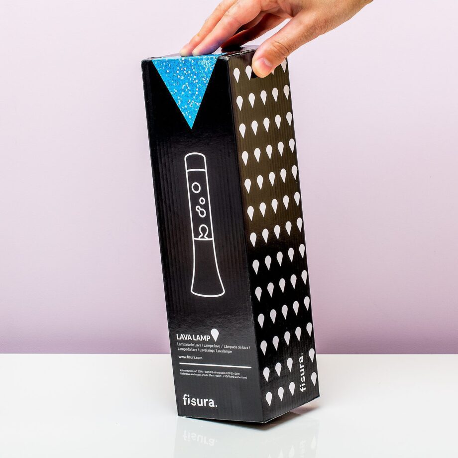 Mini lavalamp met glitters