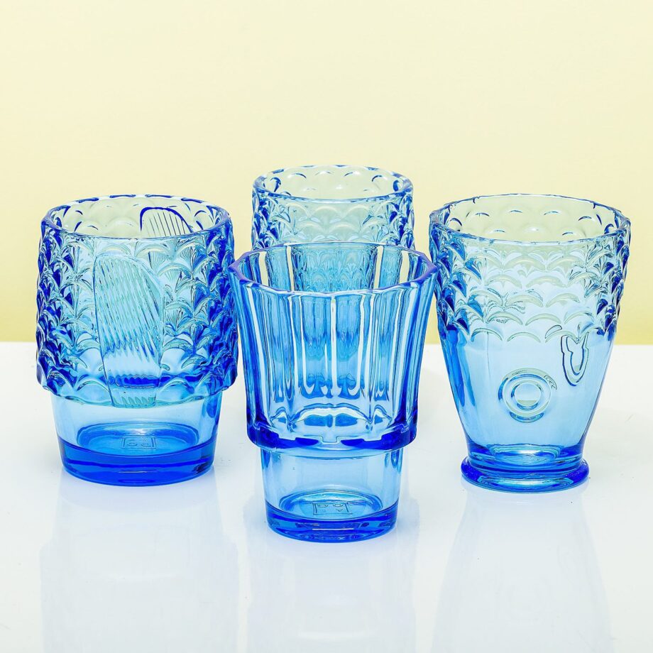Koi glazen (set van 4)
