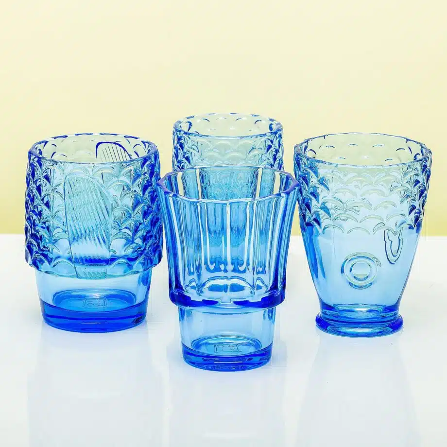 Koi glazen (set van 4)