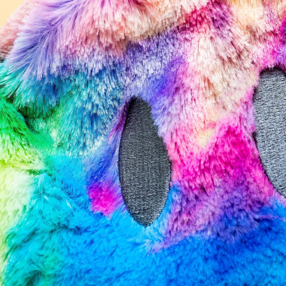 Regenboog smiley warmtekussen