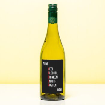 Wijnfles Fijne Vaderdag - Wit (Sauvignon Blanc)