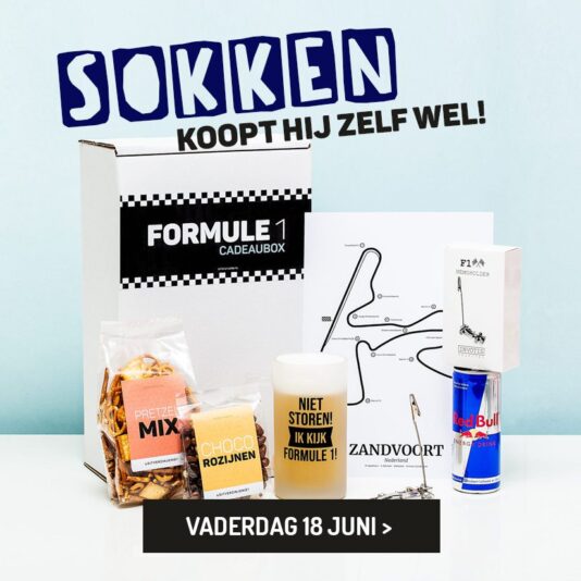 Vaderdag 18 juni - Sokken koopt hij zelf wel!