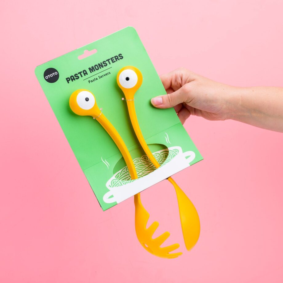 Pasta monsters opscheplepels (set van 2)