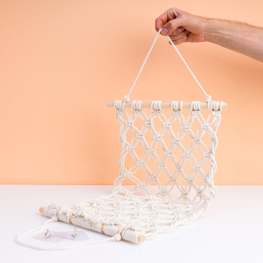 Macramé fruit hangmat