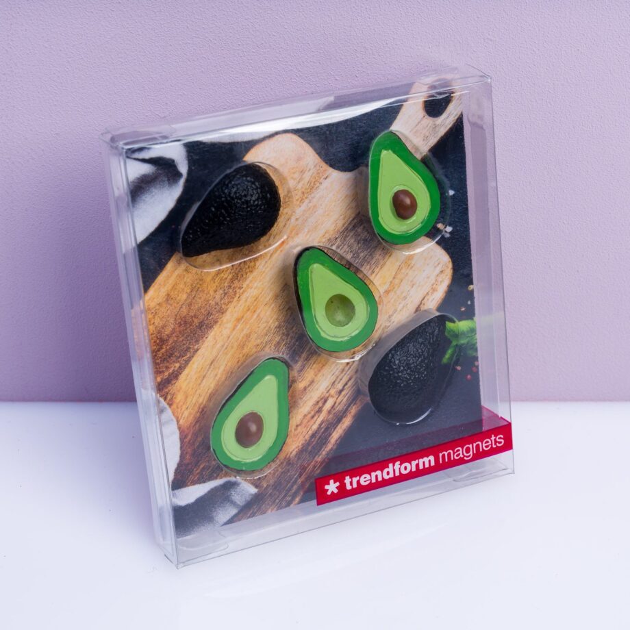 Avocado magneten (set van 5)