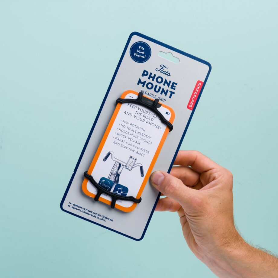 Siliconen telefoonhouder voor fiets