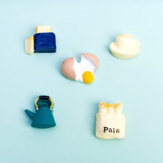 Abodee Magnets Petit Dejeuner - set van 5