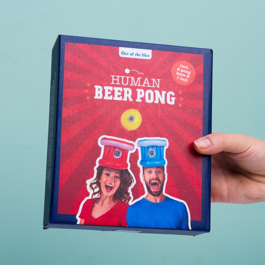 Human beer pong drankspel
