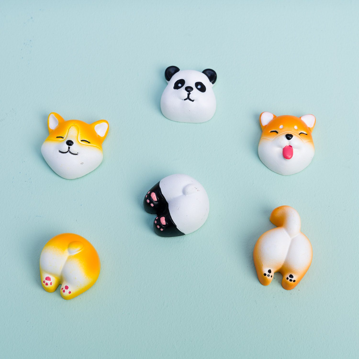 Schattige Dierenmagneten (set Van 6)
