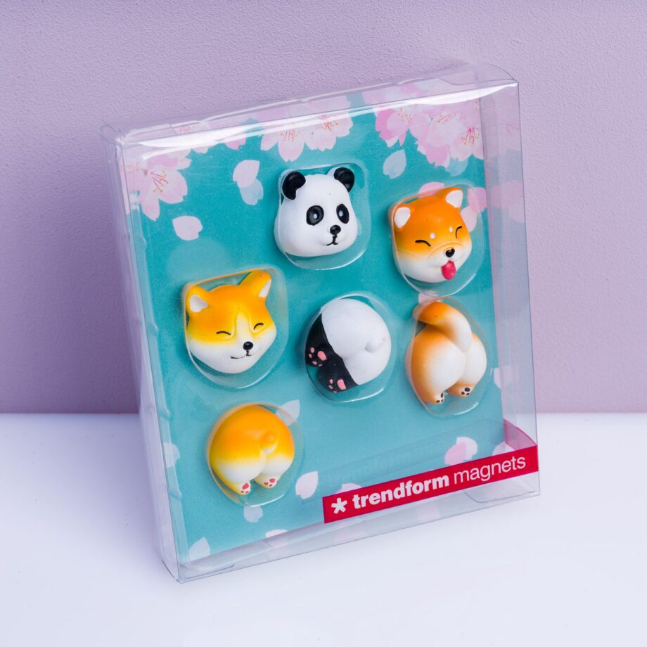 Schattige dierenmagneten (set van 6)