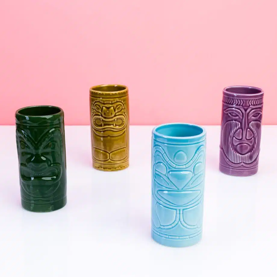 Tiki bekers (set van 4)