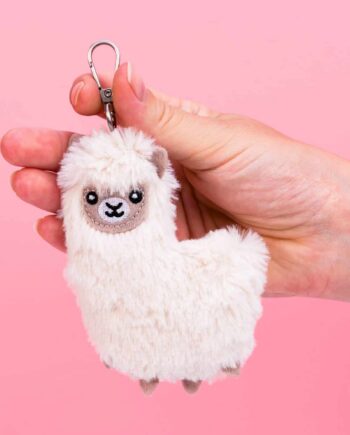 Knuffel sleutelhanger - Lama
