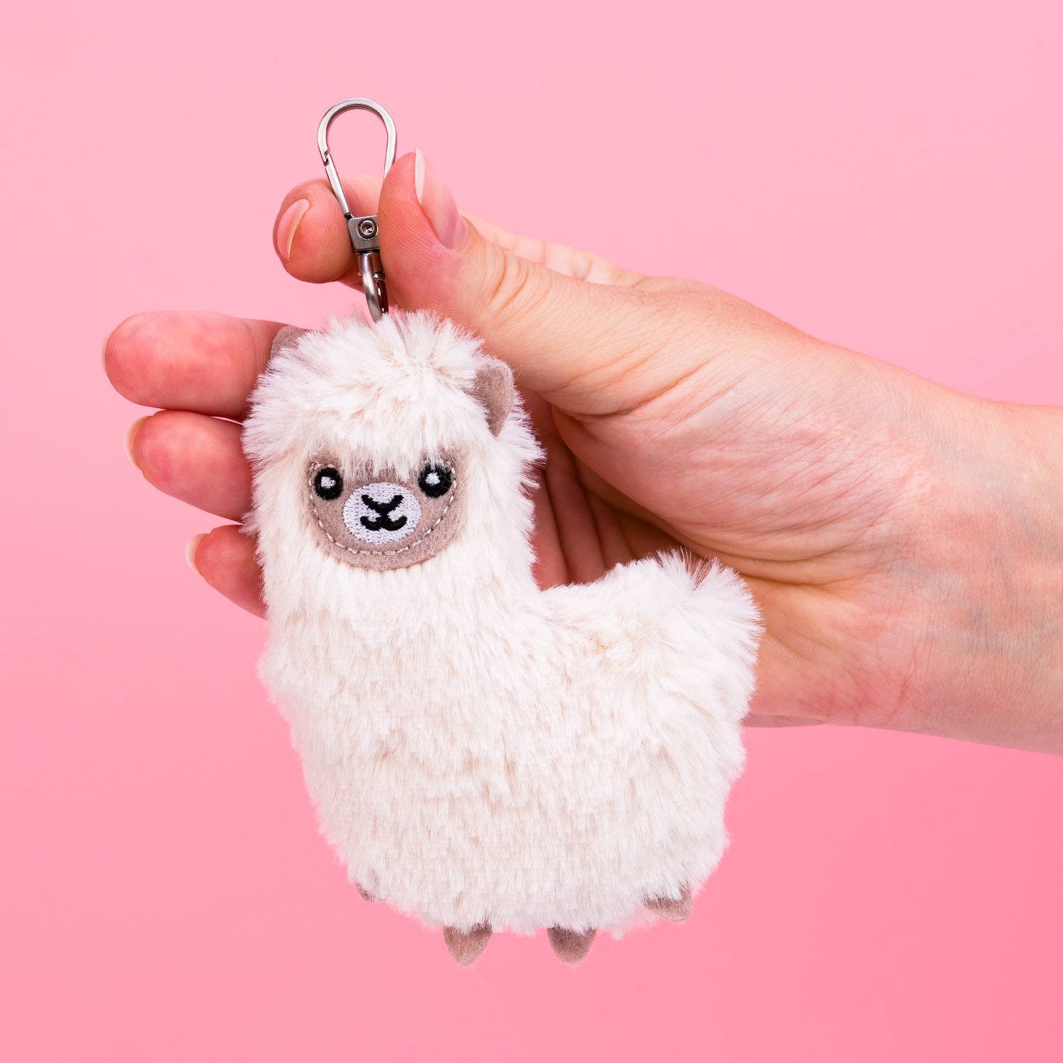 Knuffel Sleutelhanger Lama