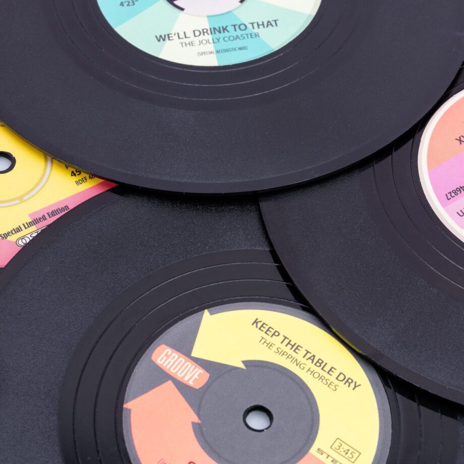 Vinyl onderzetters (set van 4)