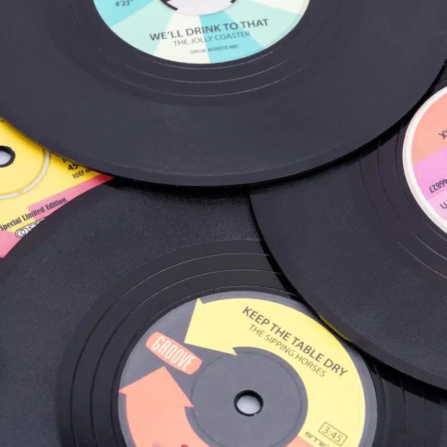 Vinyl onderzetters (set van 4)